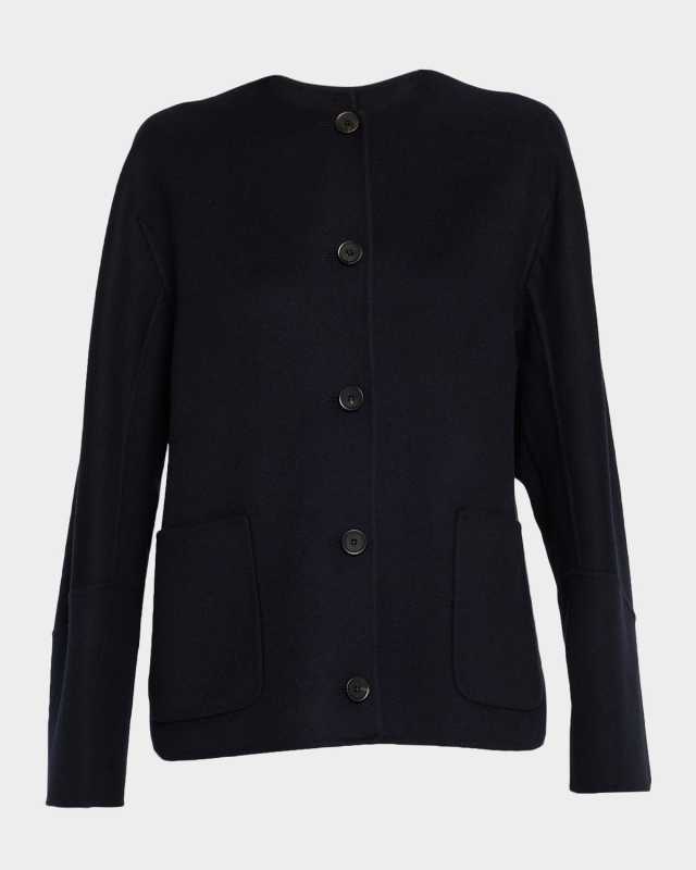 Blaney Double Cashmere Shirt Jacket